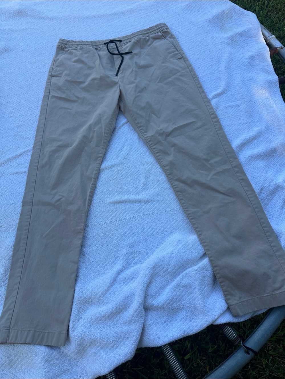 Timberland Men's Tan Drawstring Chinos